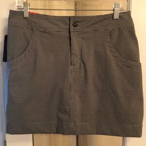 Avia Skort in Black & White Mini Checkered Pattern